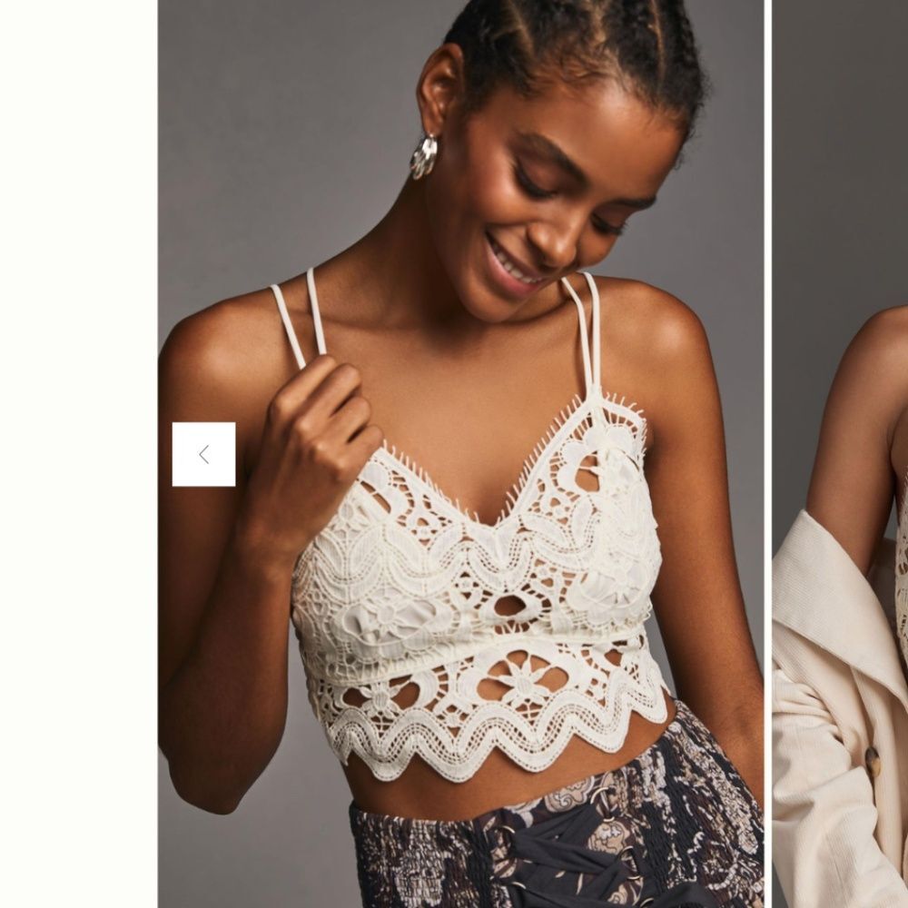 Anthropologie The Viviette Lace Bra Top - Picture 2 of 7